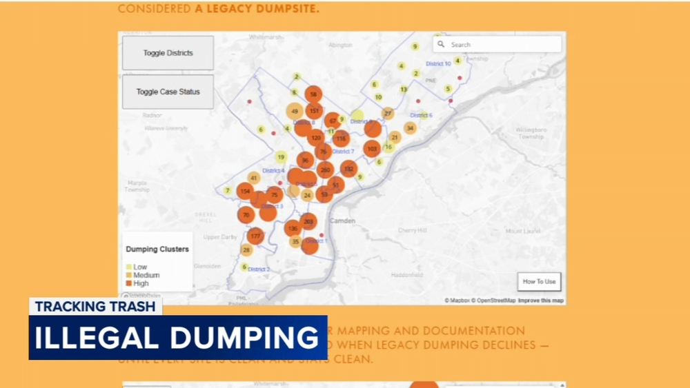 Residents map illegal dumping sites across Philly through new tool