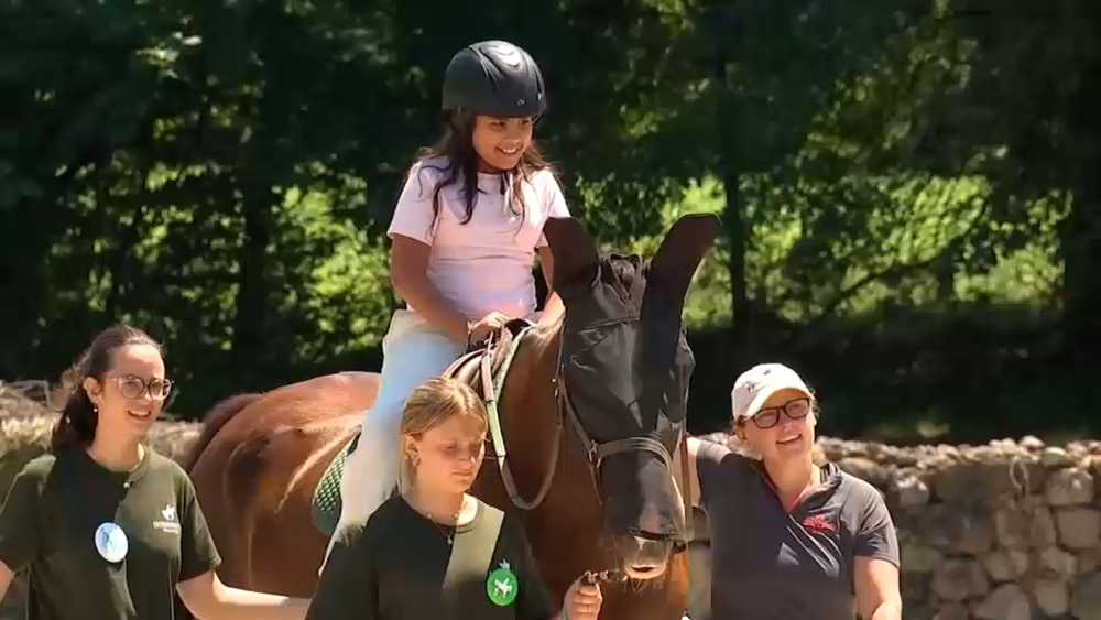 Equine therapy helps kids facing mental health challenges