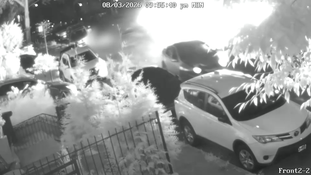 Newly-obtained surveillance footage shows Brooklyn fiery crash, possibly linked to stabbing