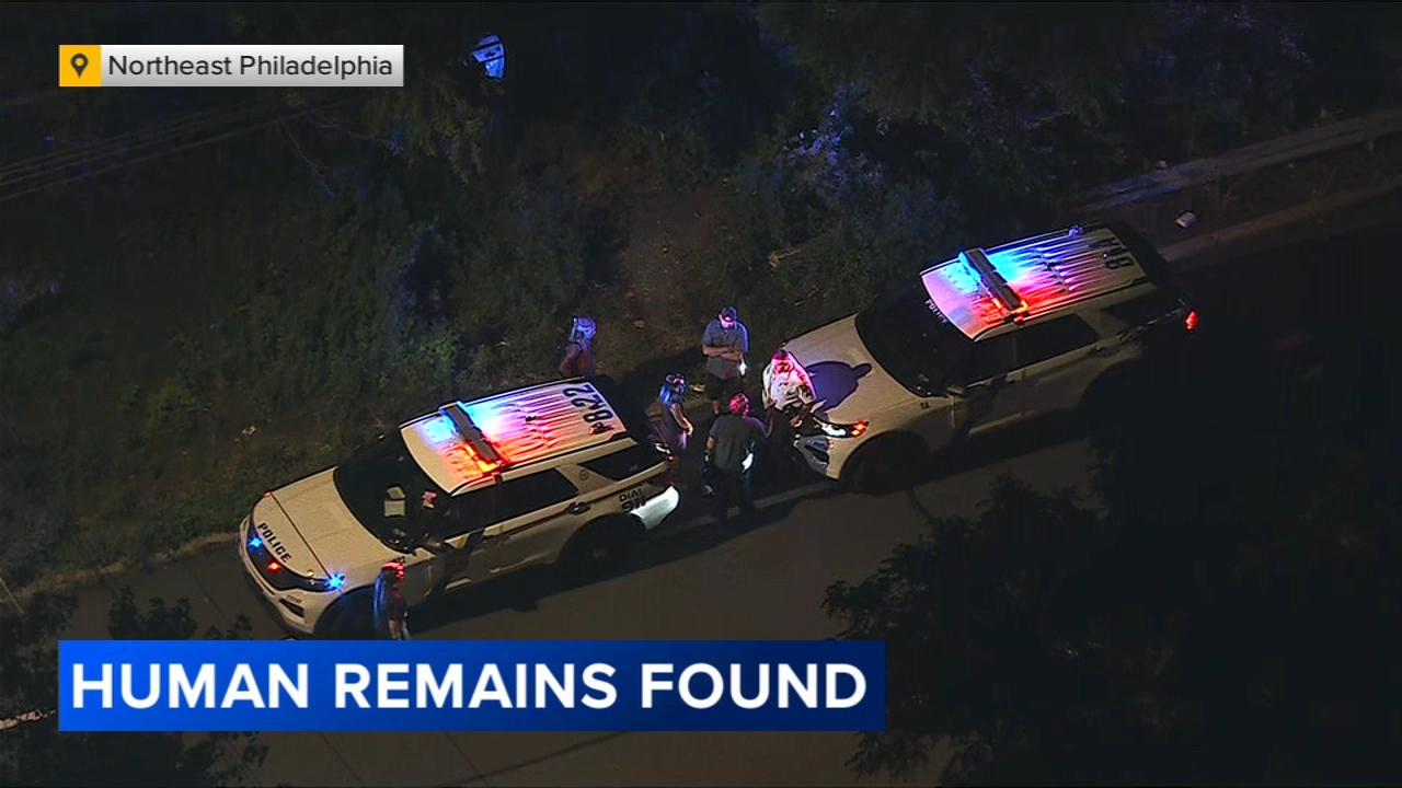 Skeletal human remains found in wooded area of Northeast Philadelphia