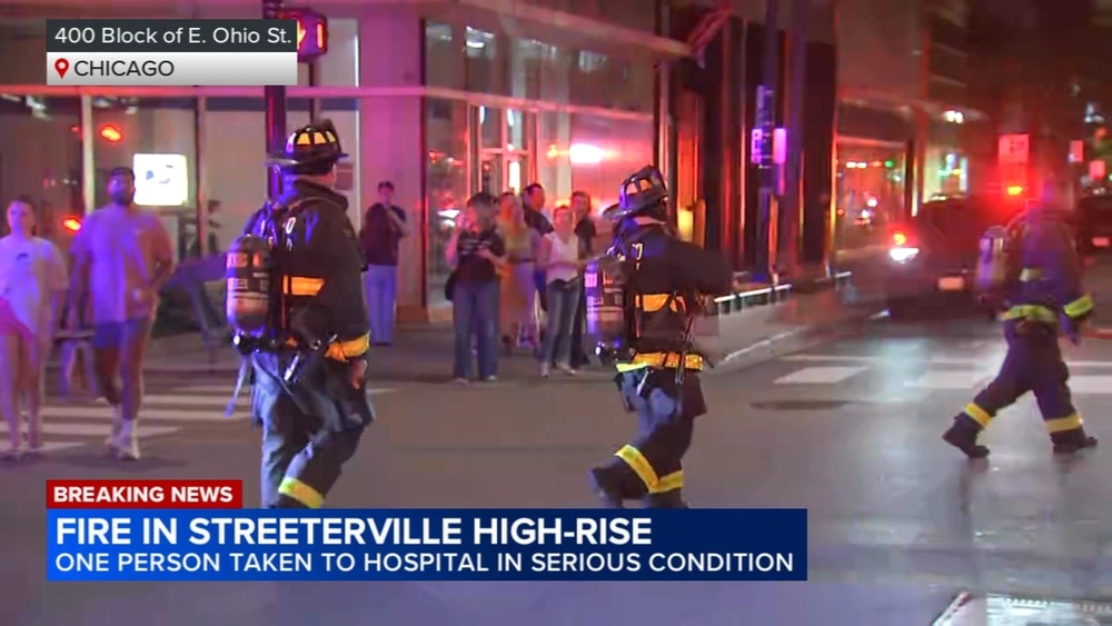 Fire breaks out at downtown high-rise; 1 in serious condition: CFD