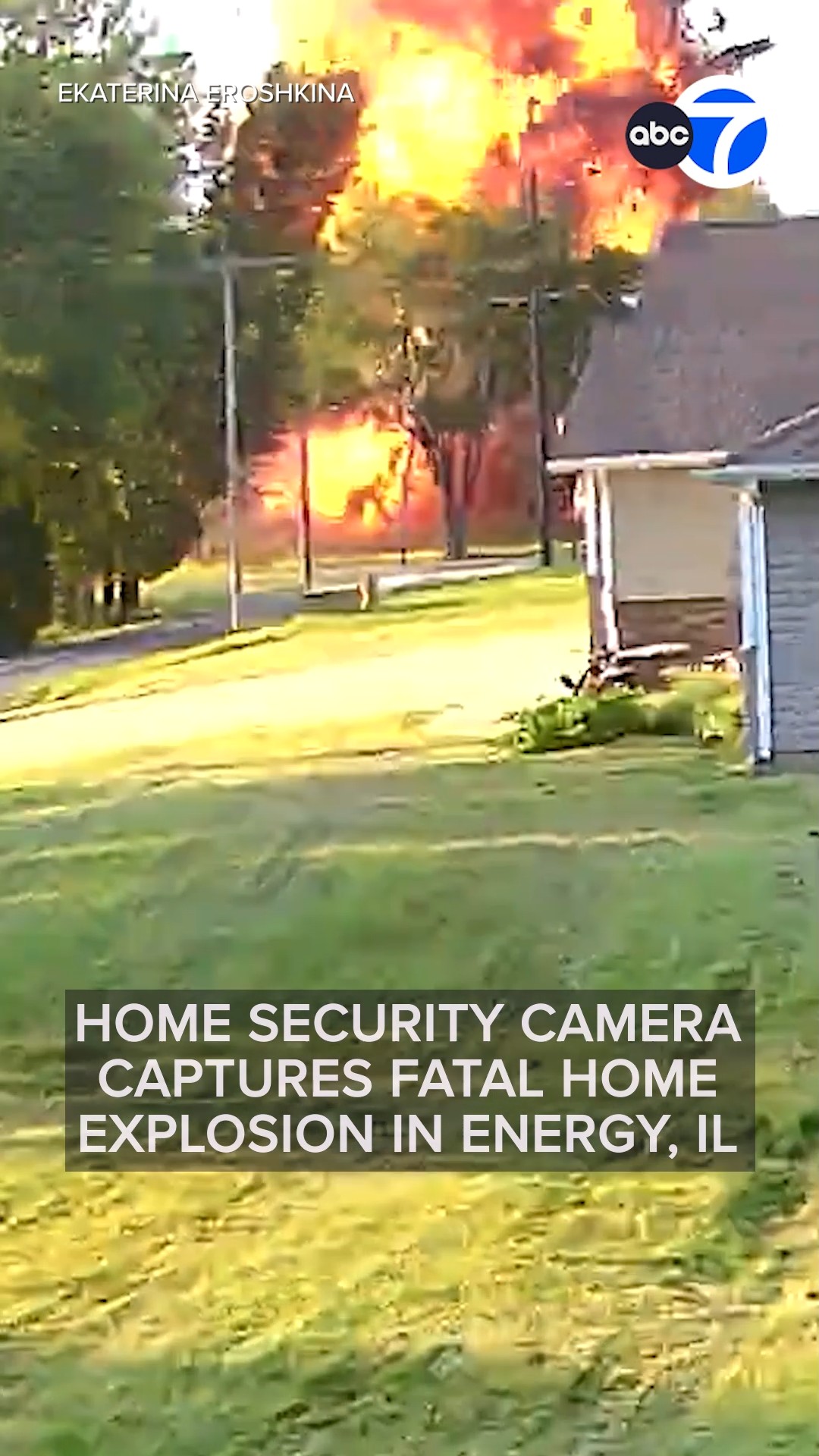 Home security camera captures fatal home explosion in Energy, IL
