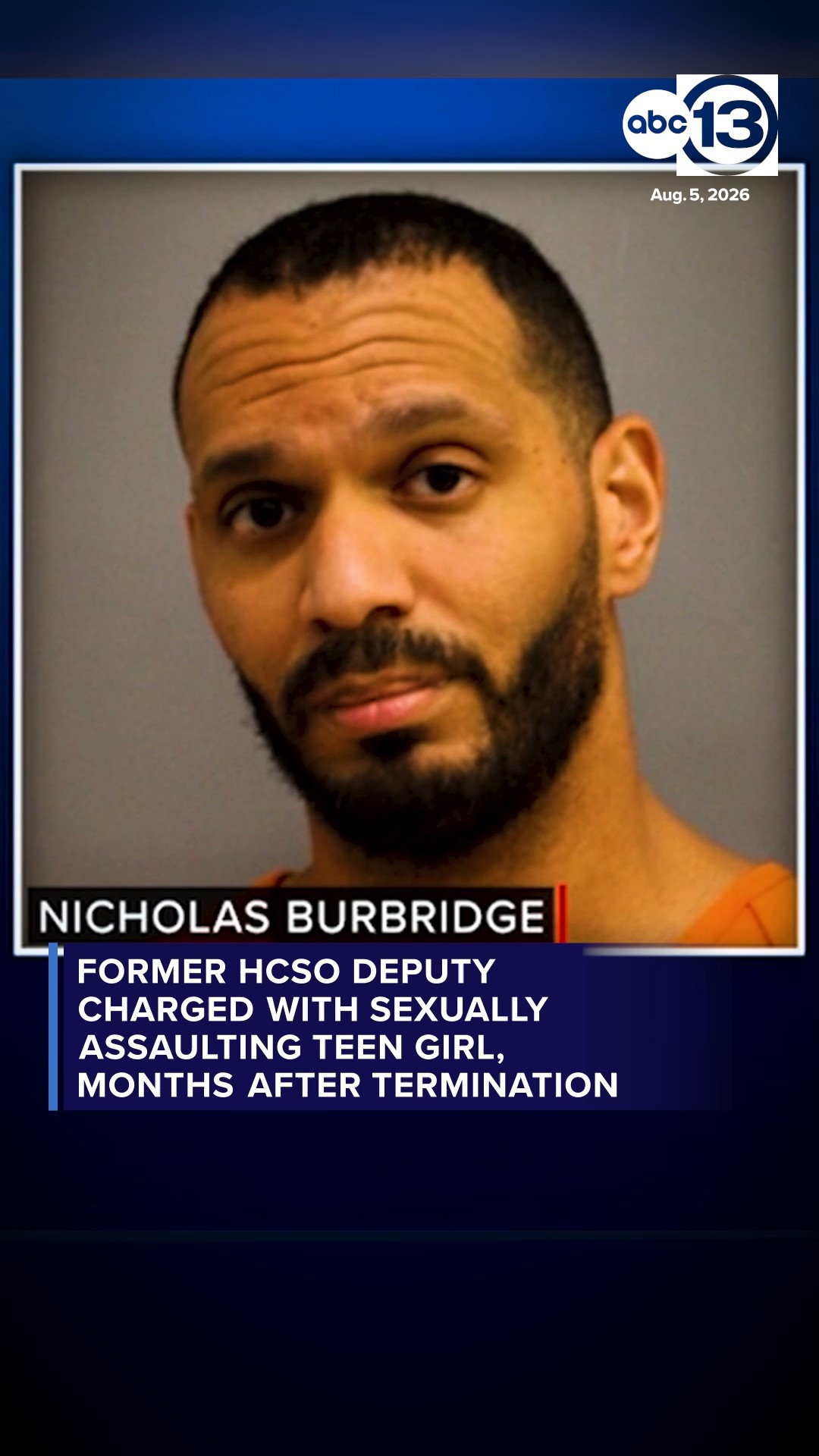 Former HCSO deputy charged with sexually assaulting teen girl