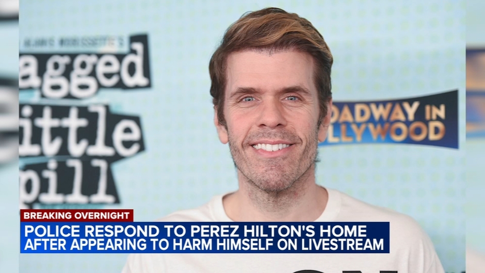 Police respond to Perez Hilton's home after appearing to harm himself on livestream
