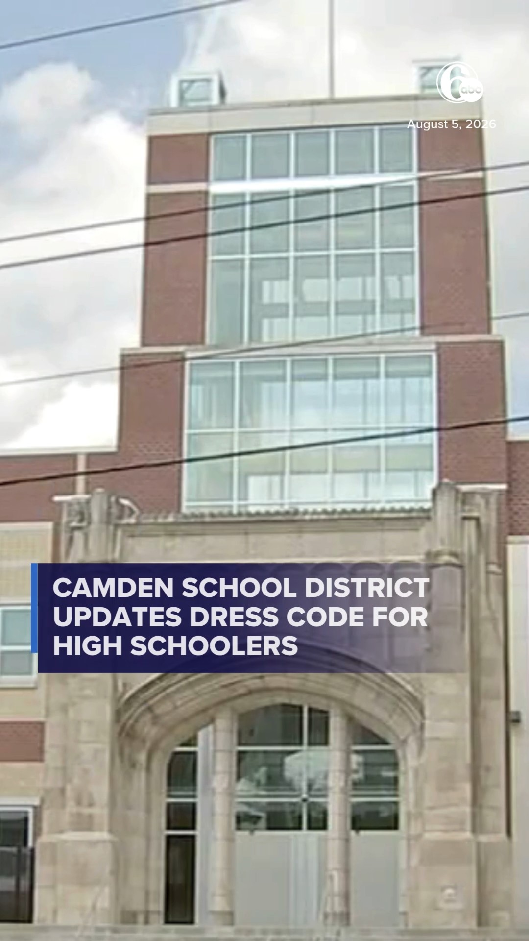 Camden School District updates dress code for high schoolers