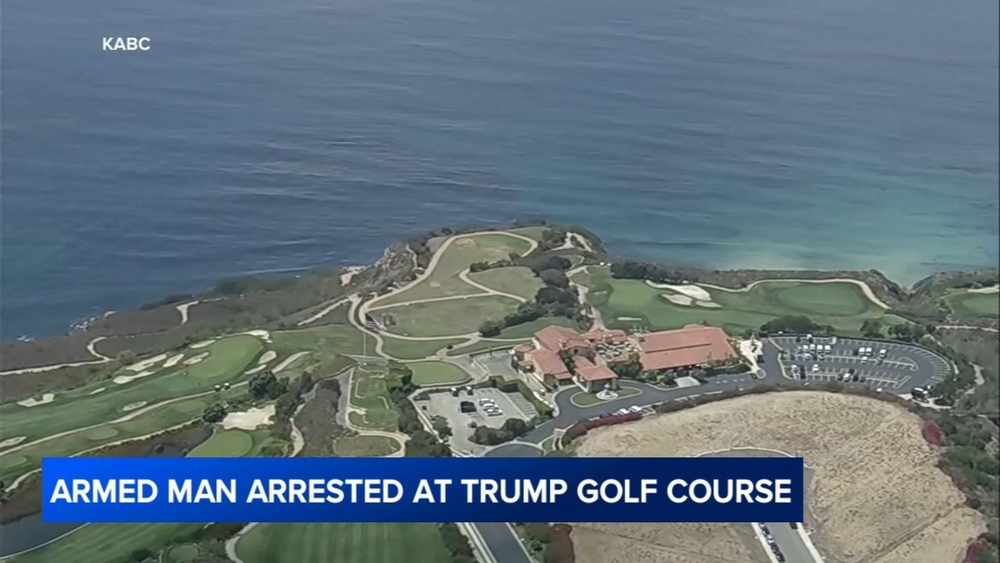 Armed man arrested at Trump golf course appears in court