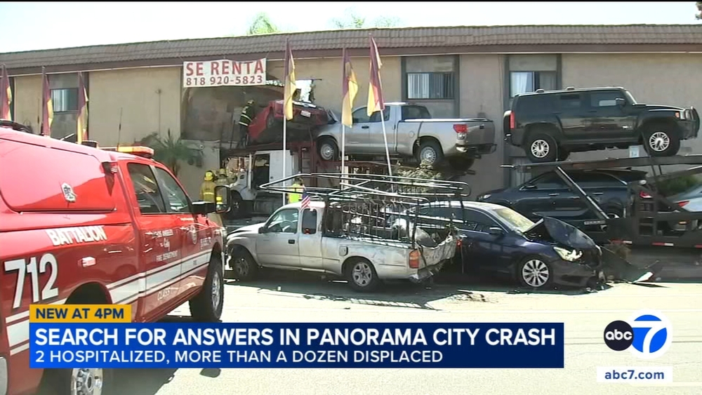 Driver says he felt nauseous before crashing into LA apartment complex