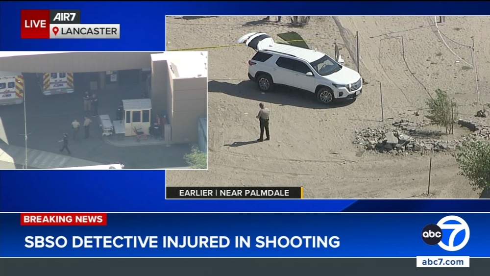 San Bernardino sheriff's detective shot while conducting investigation