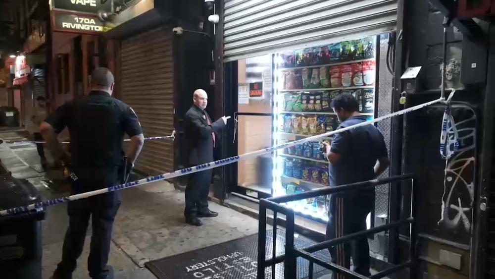 NYPD searching for gunman after deli worker shot during robbery