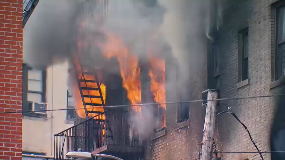 Dozens displaced after explosion and fire at Bronx apartment building