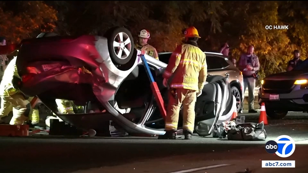 1 killed in rollover hit-and-run crash on 91 Fwy in Anaheim