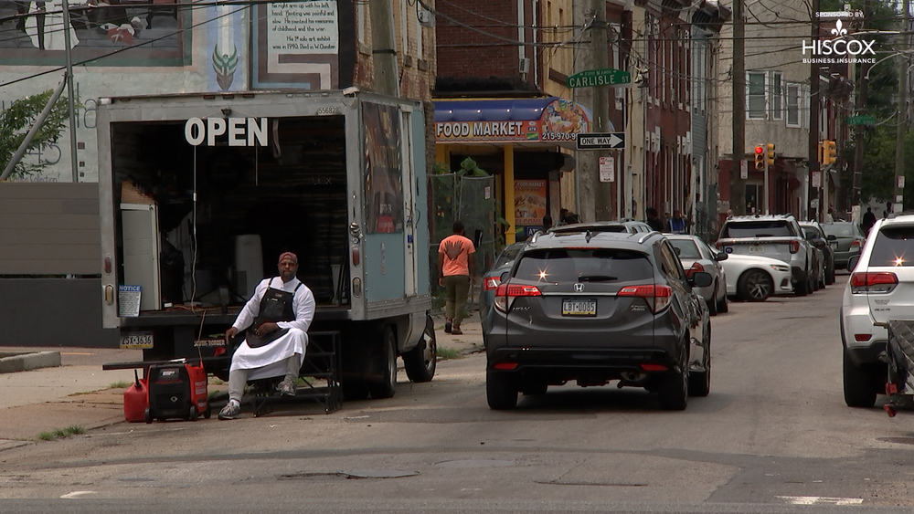 Barber offers cuts from customized box truck