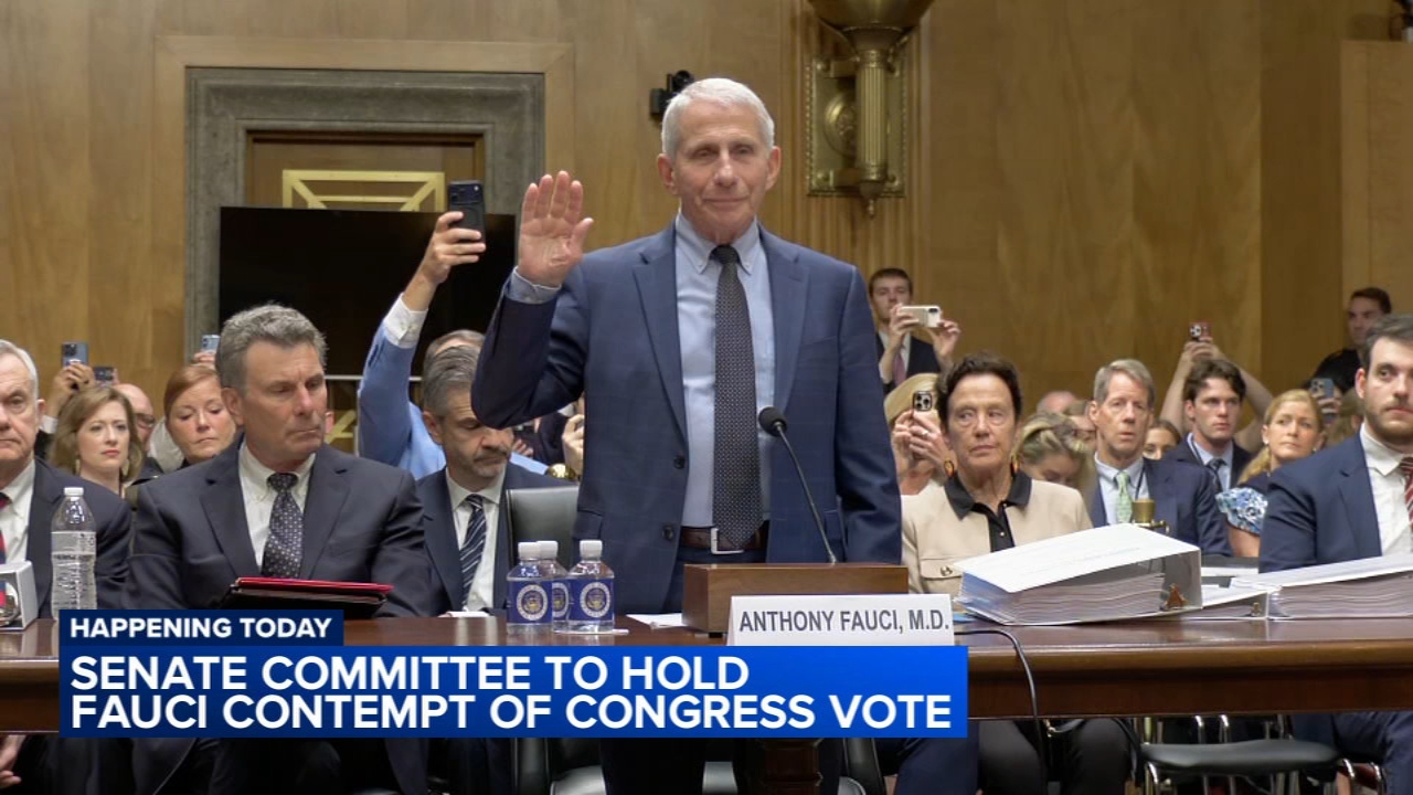 Senate committee votes to hold Dr. Anthony Fauci in contempt of Congress