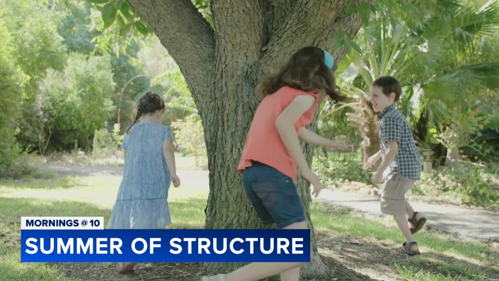What parents can do to help kids with structure during the summer