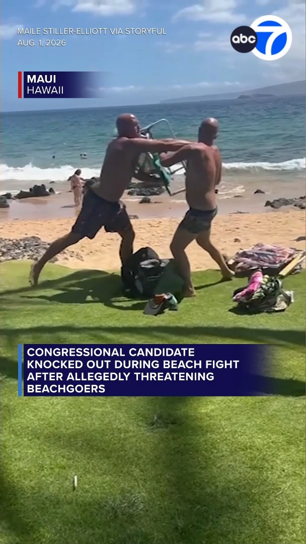 Congressional candidate knocked out during beach fight