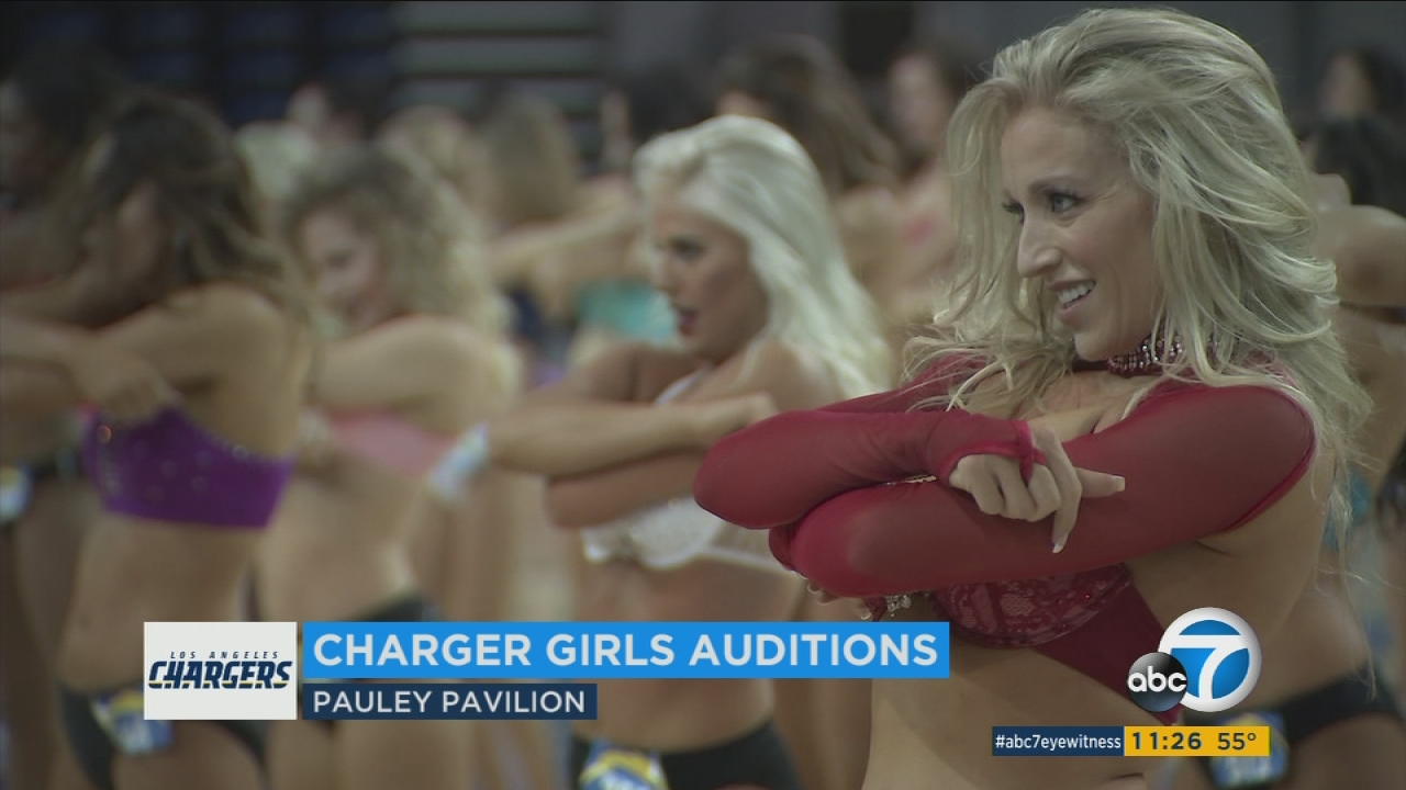 Hundreds audition for chance to be Chargers Girl