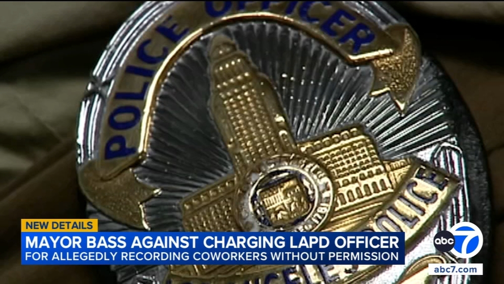 Mayor Bass criticizes DA's office for charging LAPD officer