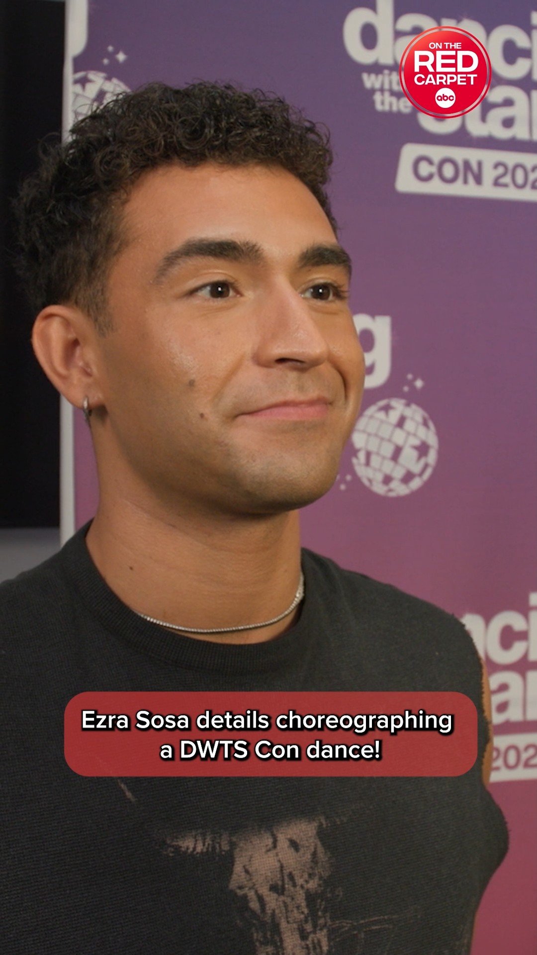 Ezra Sosa details choreographing a DWTS Con dance!