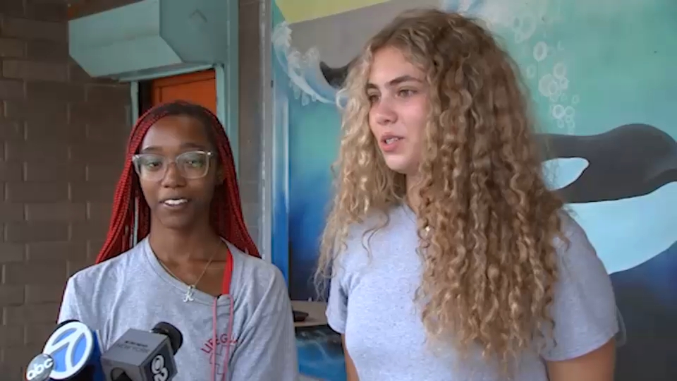 Llifeguards save boy's life after having a seizure in Newark pool