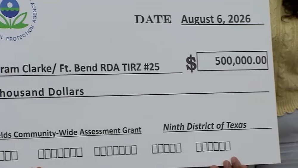 Southwest Houston and parts of Fort Bend receive $500K EPA grant