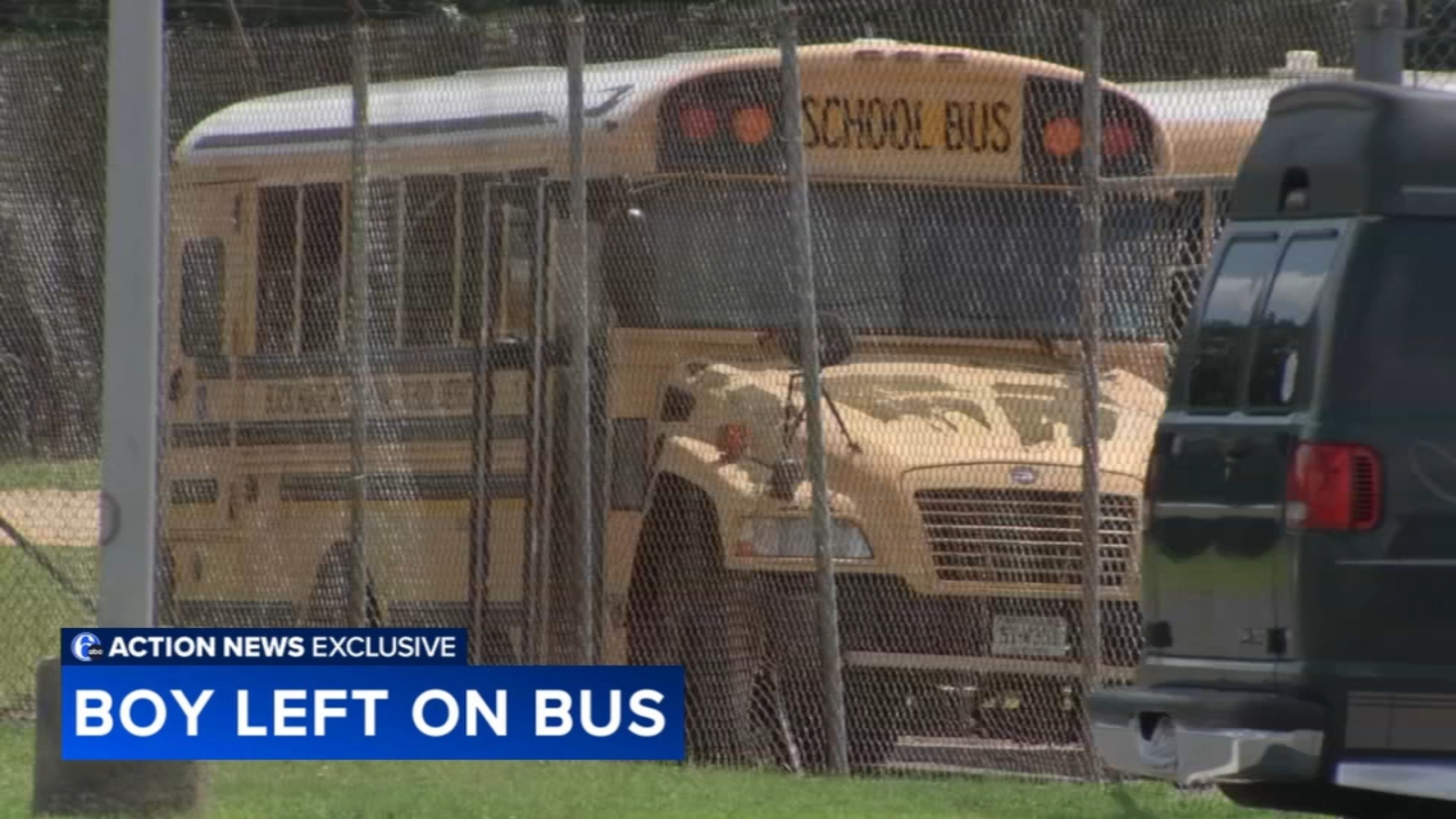 Parent says 9-year-old left asleep on school bus, found wandering district bus yard in South Jersey