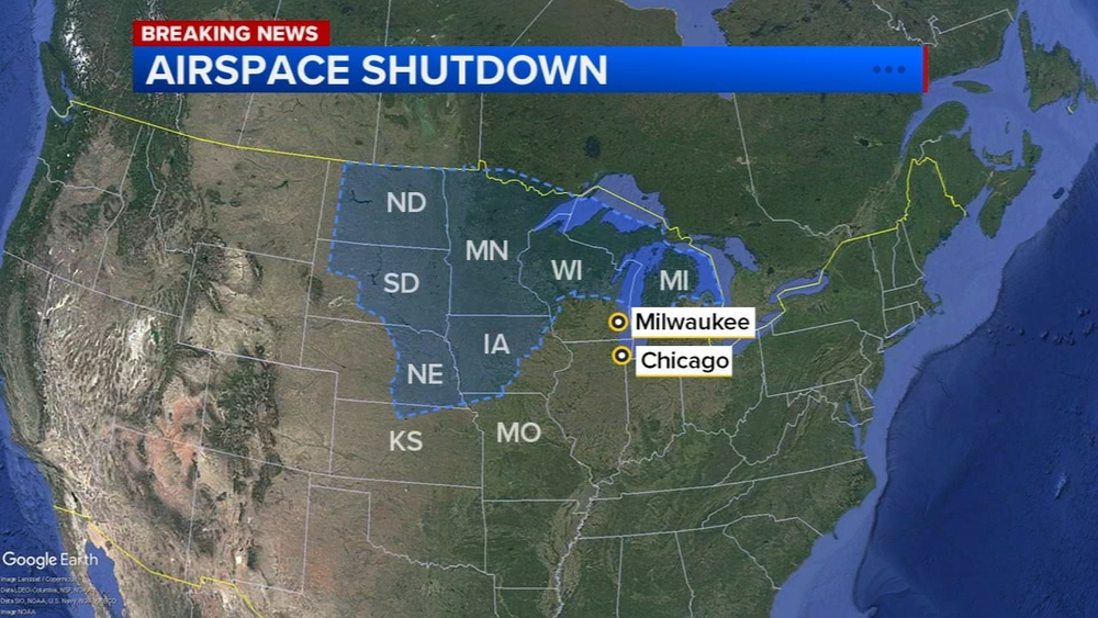 Flights grounded throughout Midwest after air traffic system outage