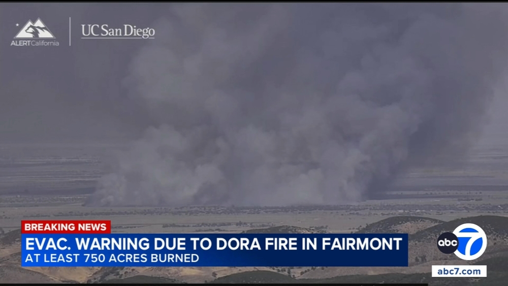 Fire burning in Fairmont area prompts evacuation warning