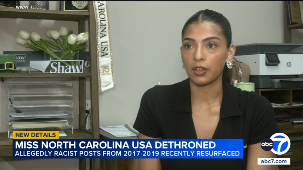 Miss NC USA dethroned as organization condemns 'racism, homophobia'