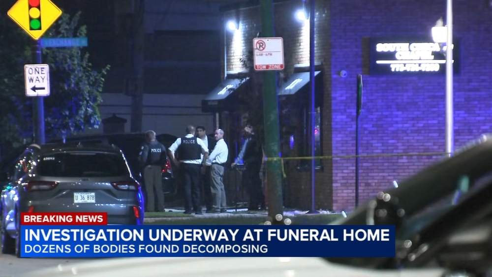 Investigation underway after decomposing bodies found at funeral home