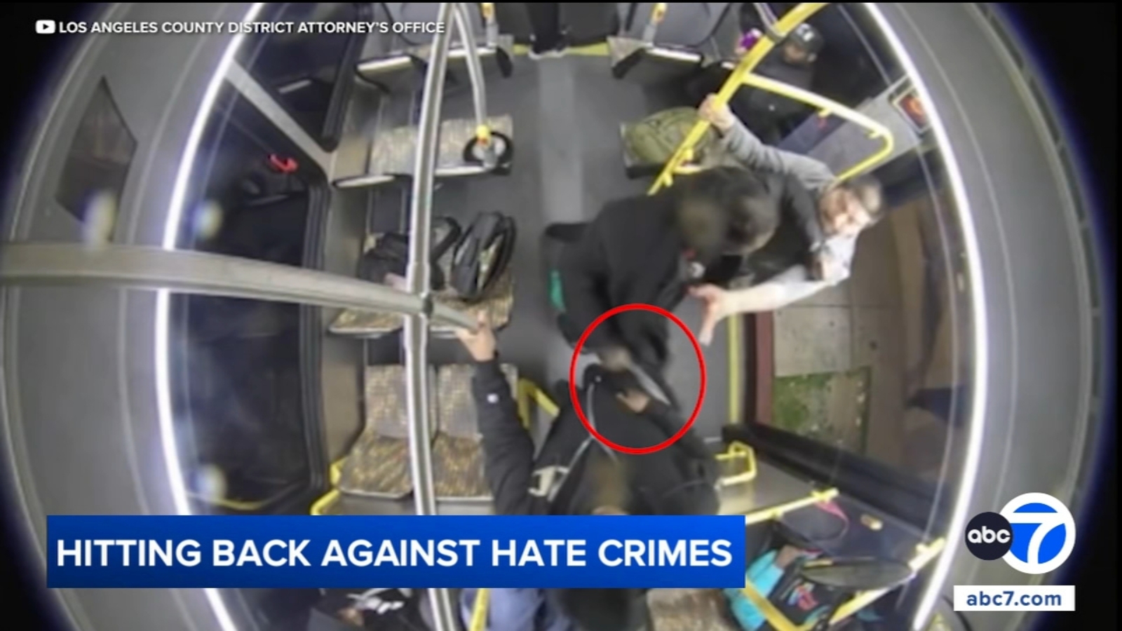 Los Angeles County DA, LAPD chief detail crackdown on hate crime; suspect in 2023 Metro bus stabbing receives life sentence Los Angeles County DA, LAPD chief detail crackdown on hate crime; suspect in 2023 Metro bus stabbing receives life sentence