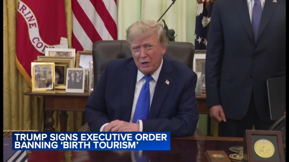 Trump signs executive orders that target birthright citizenship