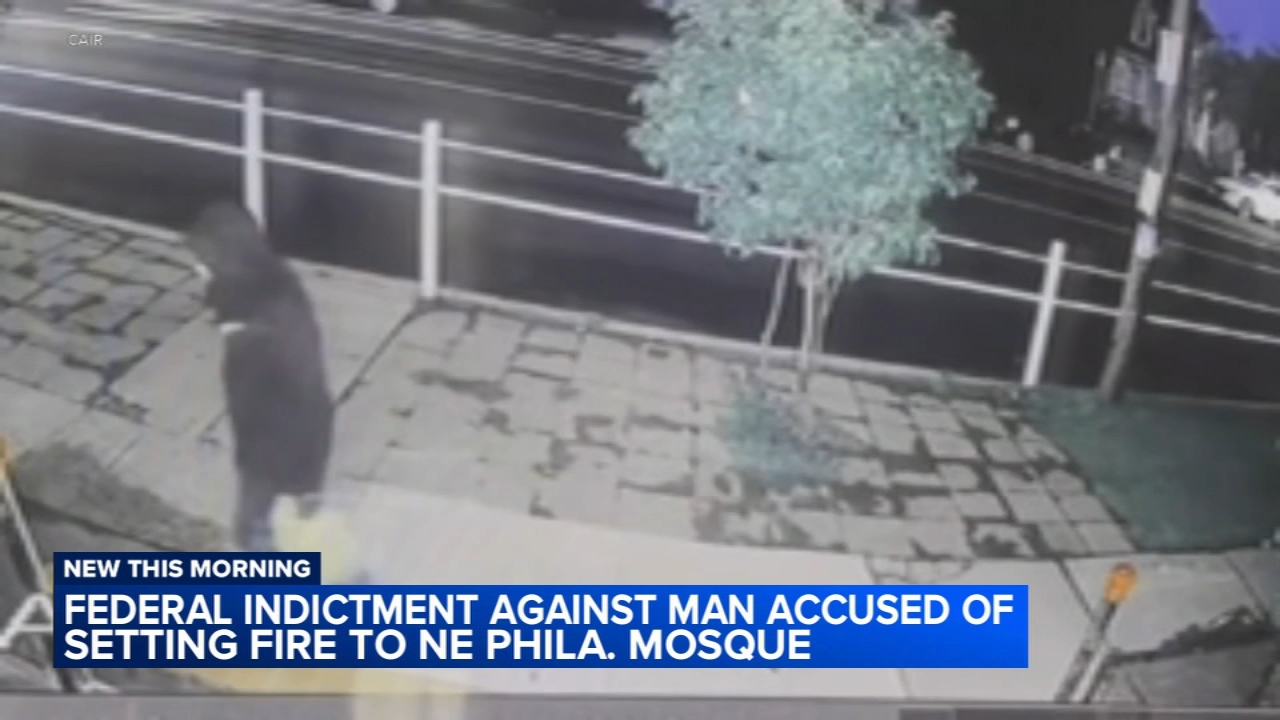 Man federally indicted for allegedly setting fire to Northeast Philadelphia mosque
