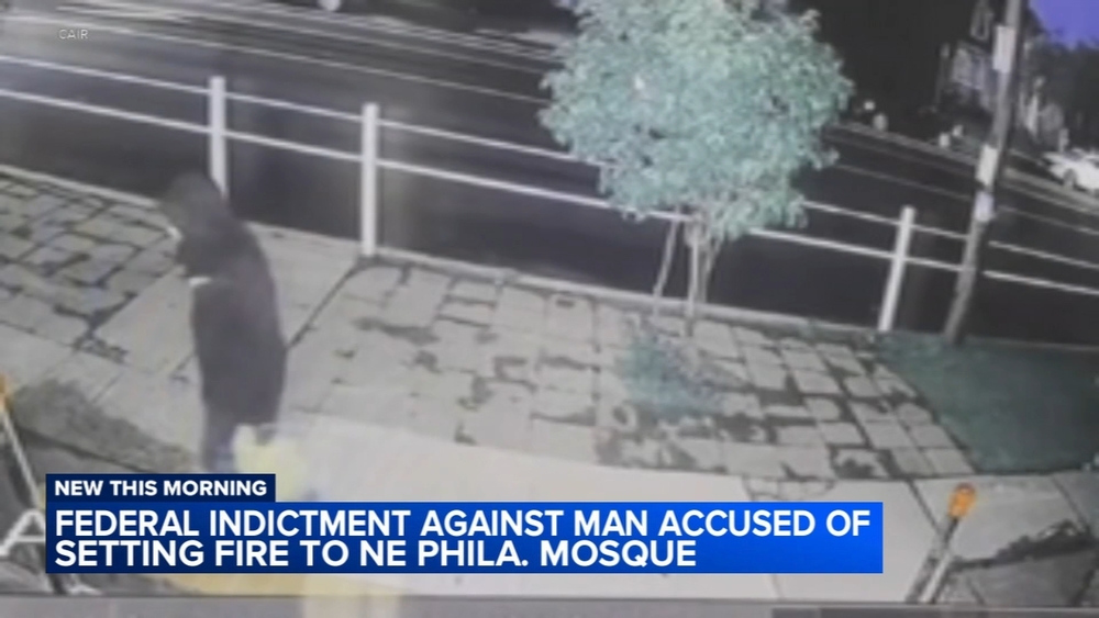 Man federally indicted for allegedly setting fire to Northeast Philadelphia mosque