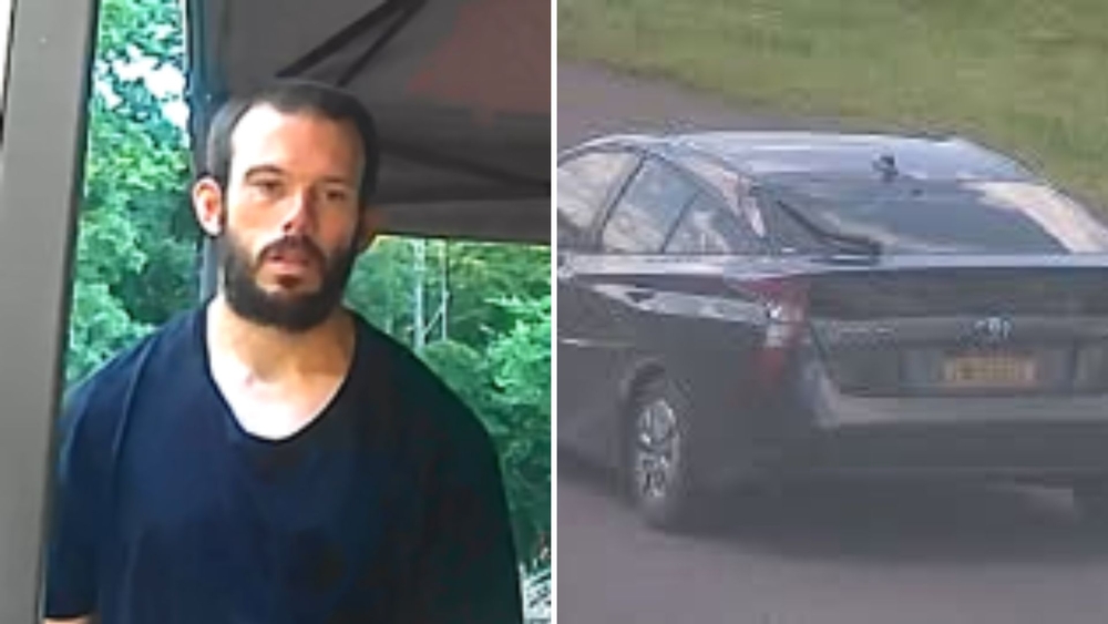 Manhunt for suspect in murder and house fire