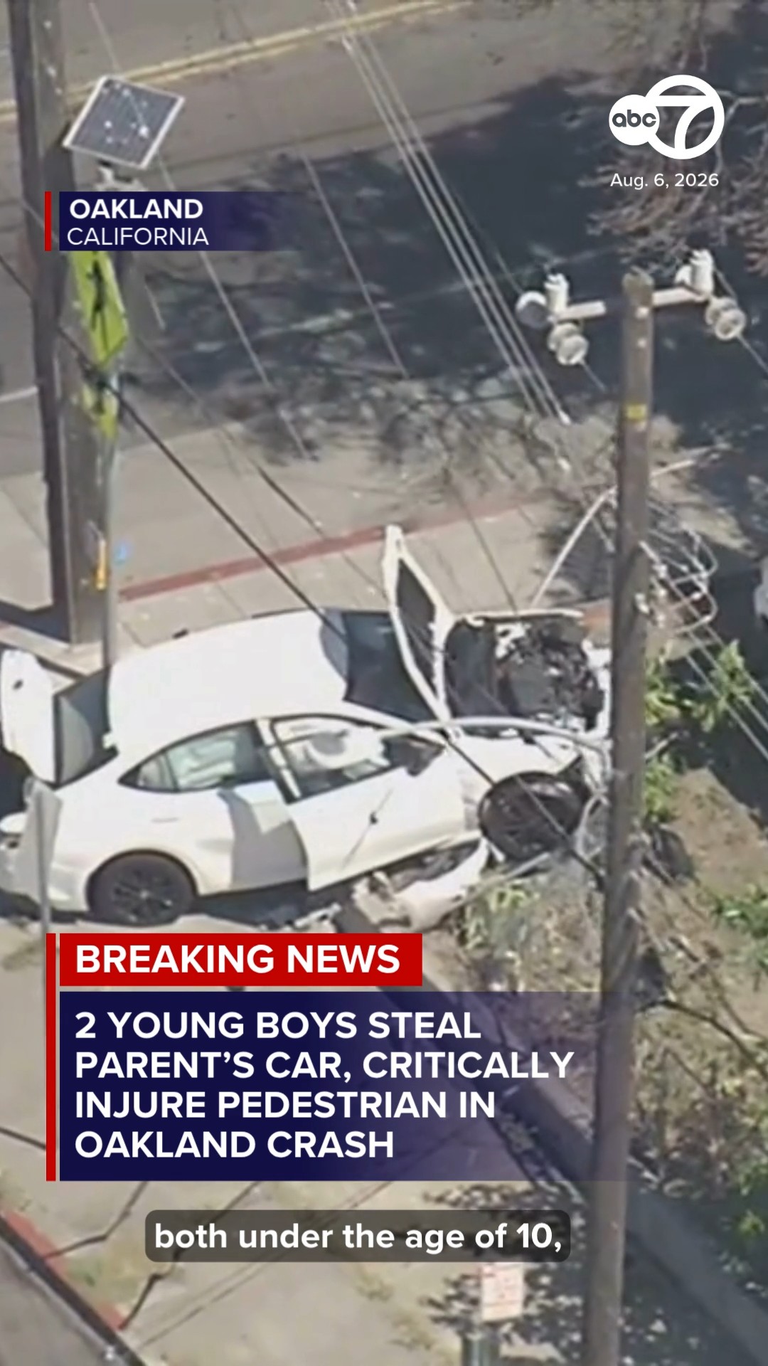 2 young boys take parents' car, critically injure woman walking dog