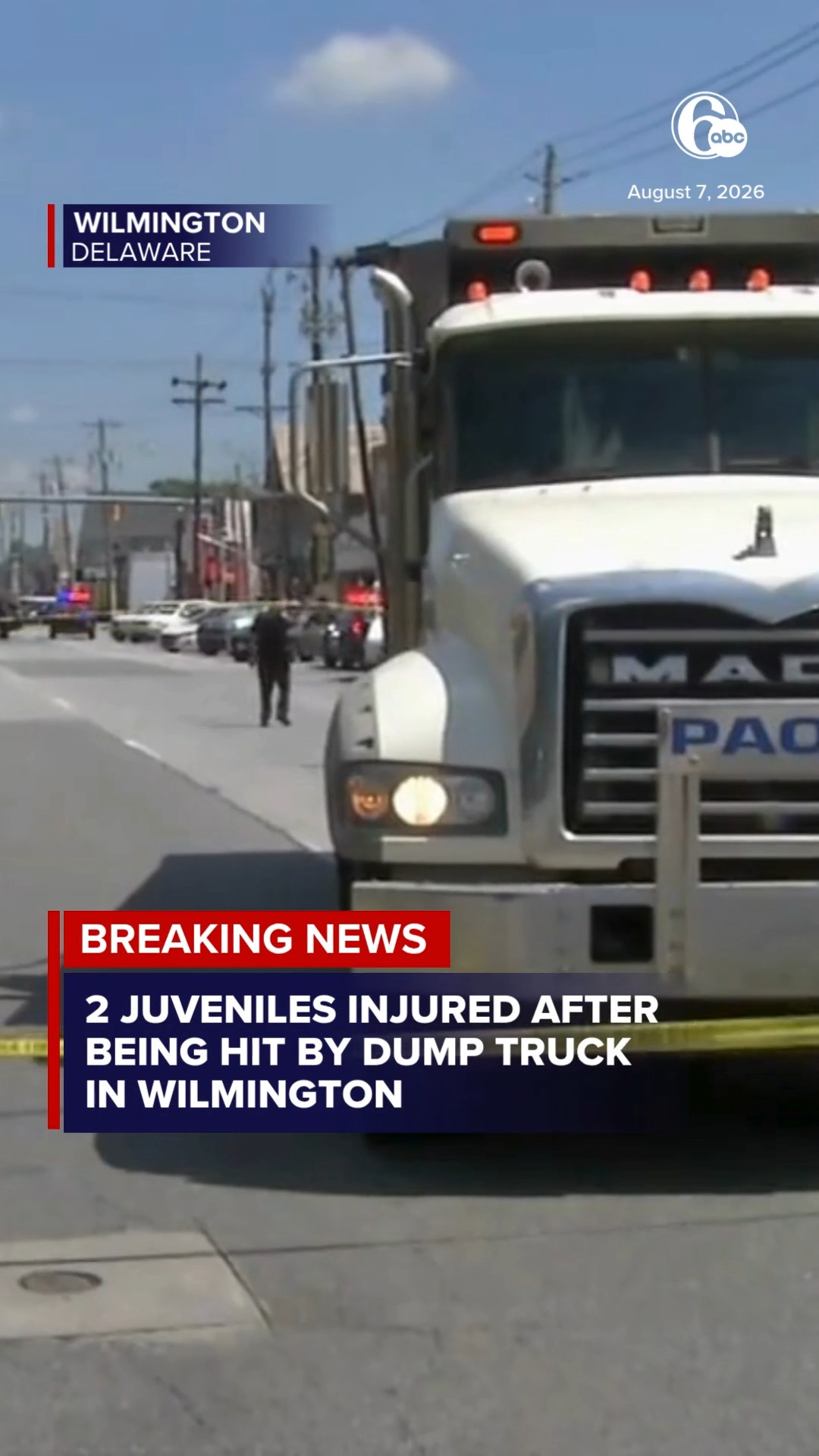 2 juveniles seriously injured after being hit by truck in Wilmington