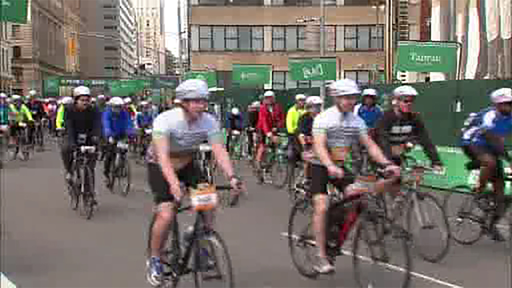 TD 5 Boro Bike Tour rolls through NYC