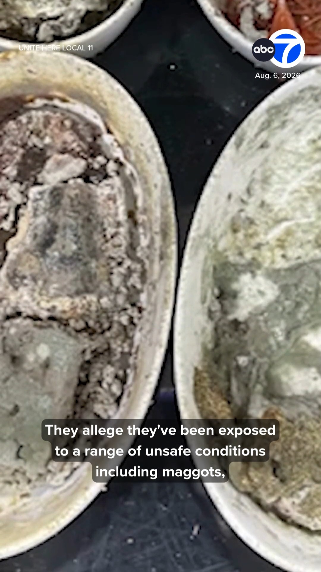 Workers file complaint alleging unsanitary conditions at food facility