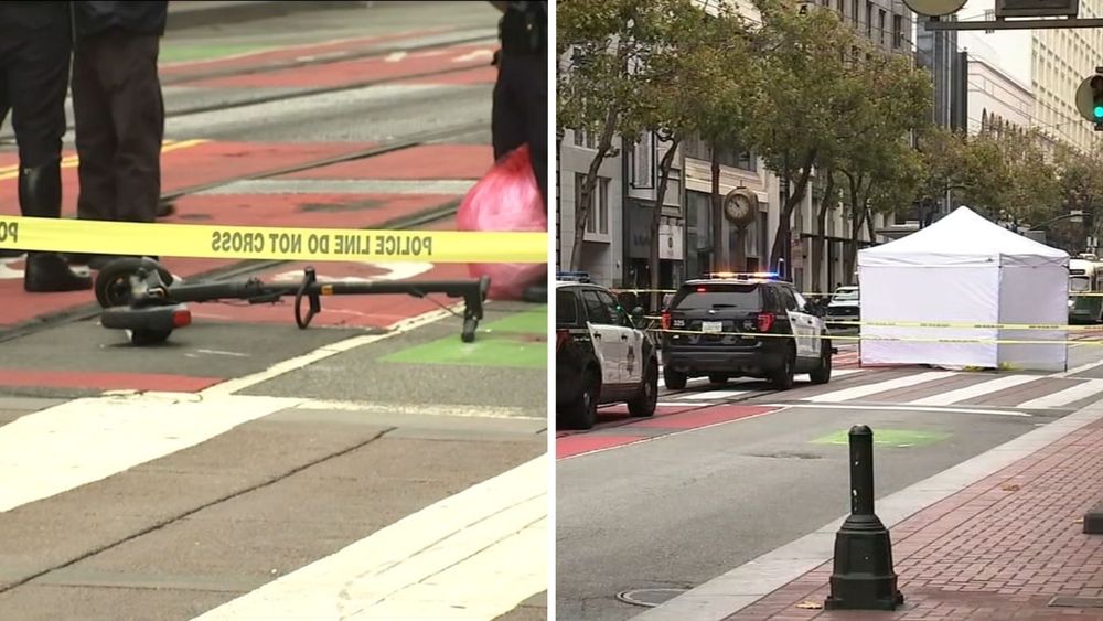 Woman on scooter killed in downtown SF collision with truck: witness