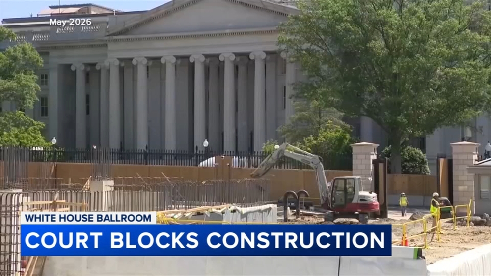 Appeals court blocks construction of Trump's $400M White House ballroom