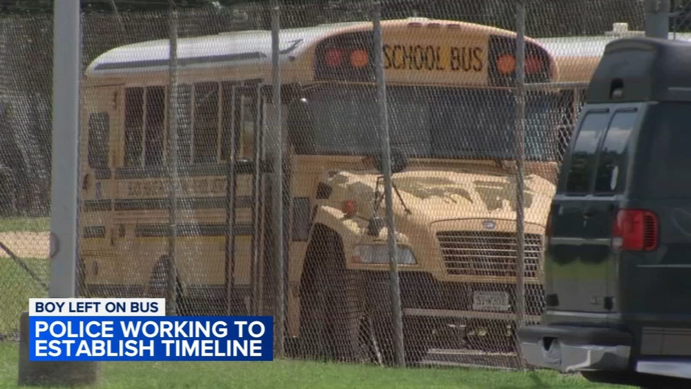 Police seek to establish timeline after boy, 9, left alone on school bus