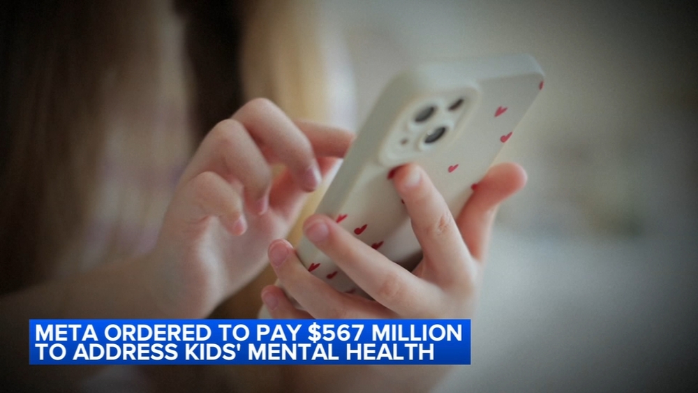 Court orders Instagram and Facebook's Meta to pay $567M to address kids' mental health online