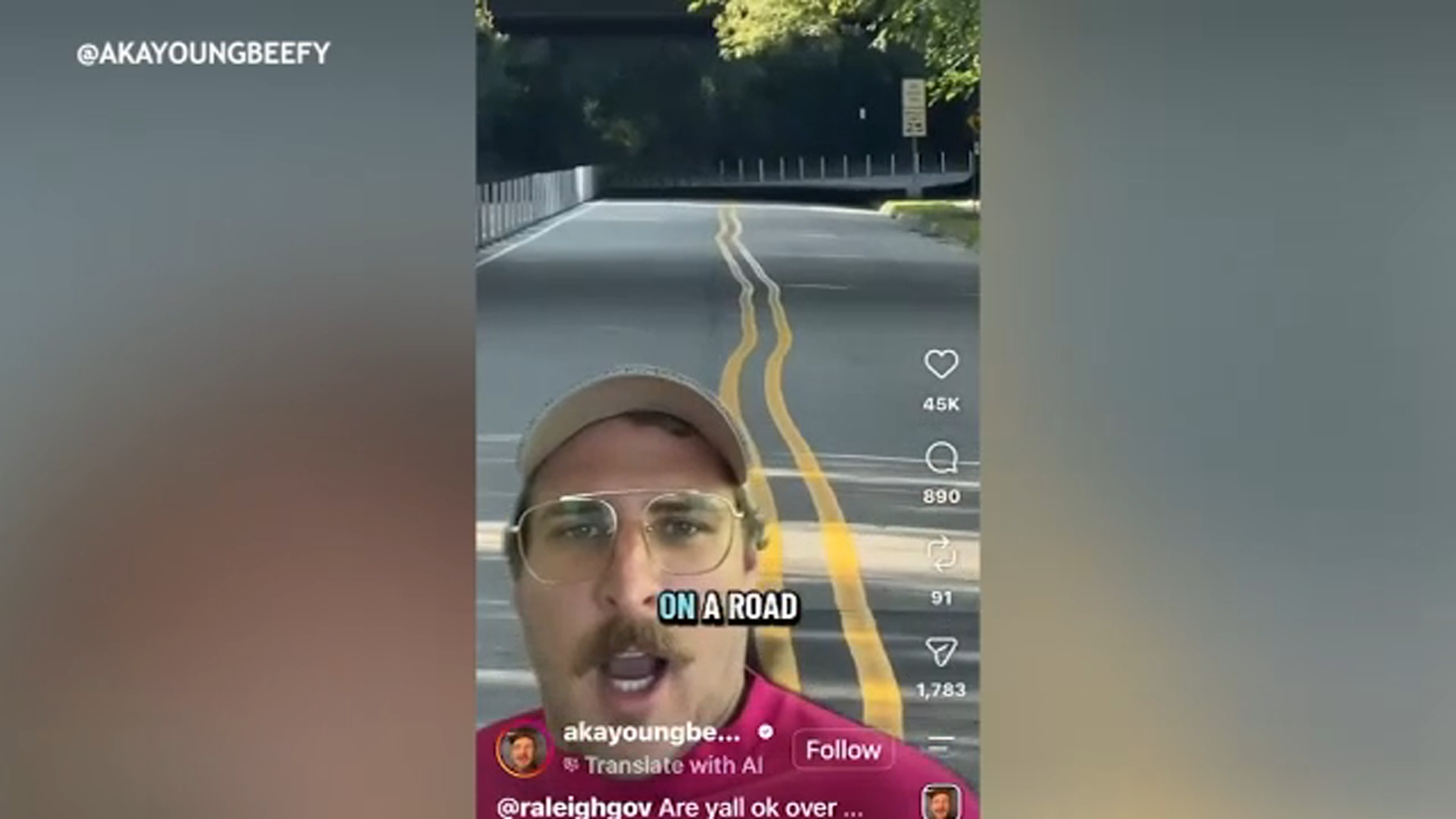 Raleigh man's viral TikTok helps fix road line mistake
