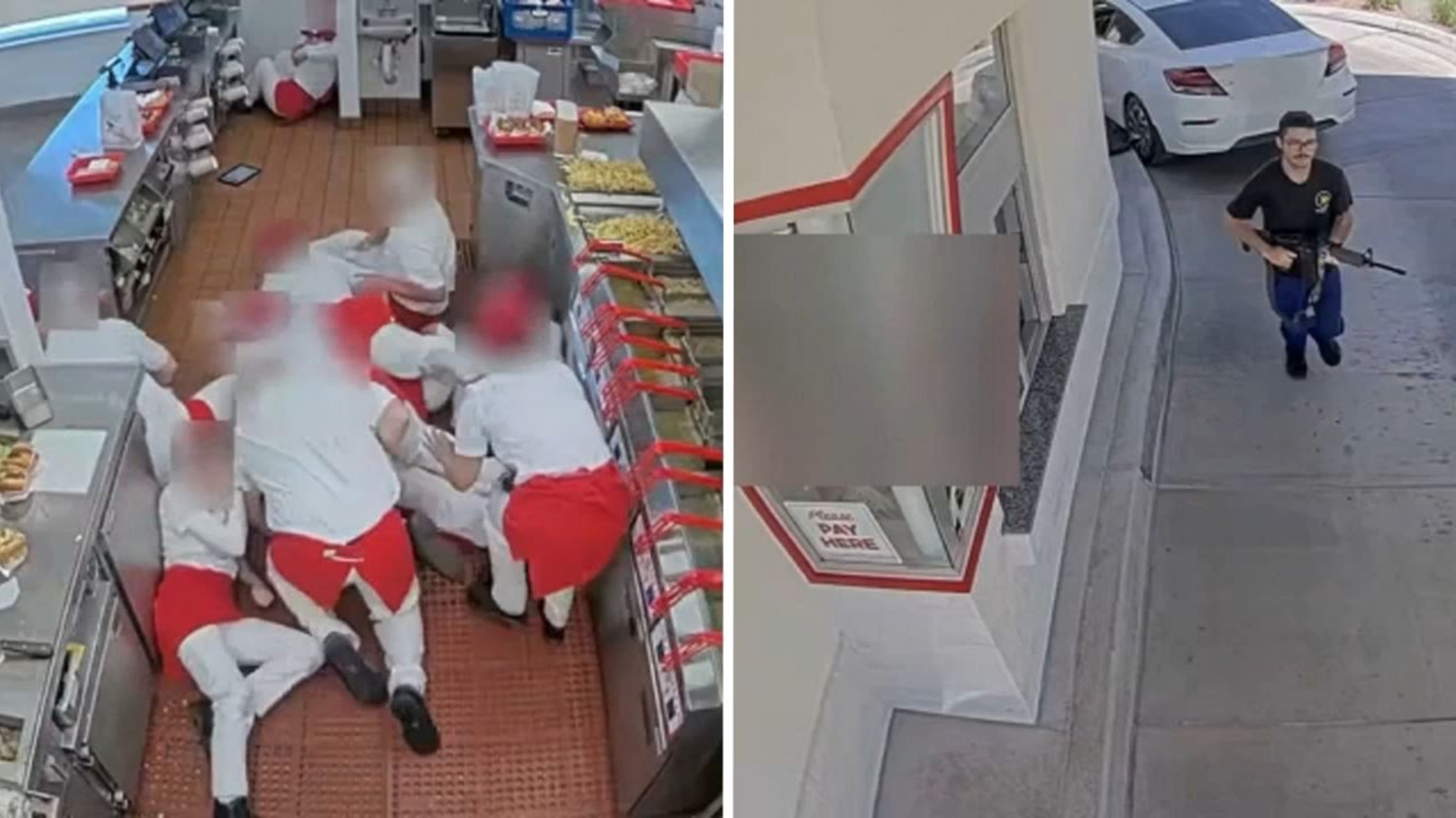 InNOut shooting Police release chilling surveillance video from chaotic scene  ABC7 Los Angeles