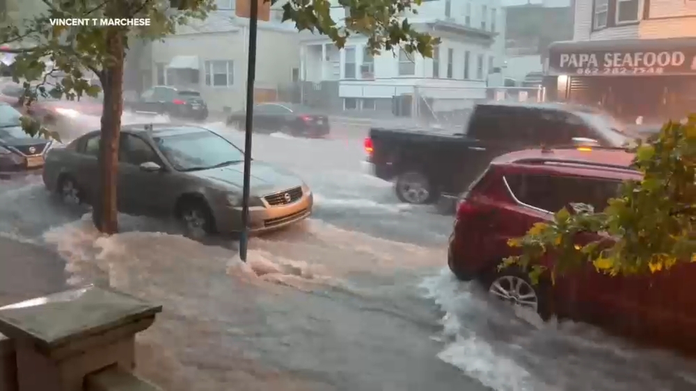Heavy downpours trigger intense flooding in Paterson, NJ