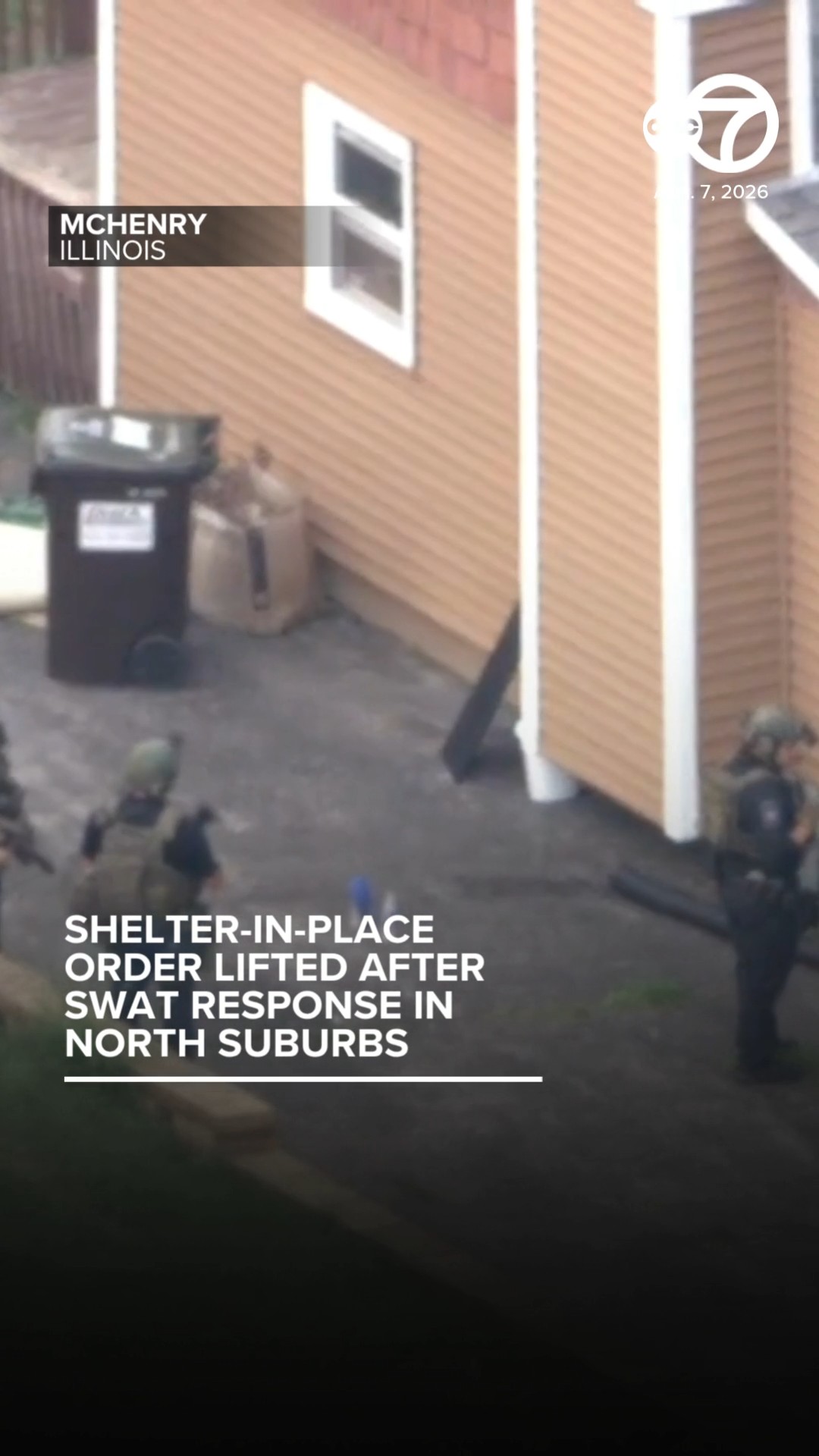 Shelter-in-place order lifted after SWAT response in north suburbs