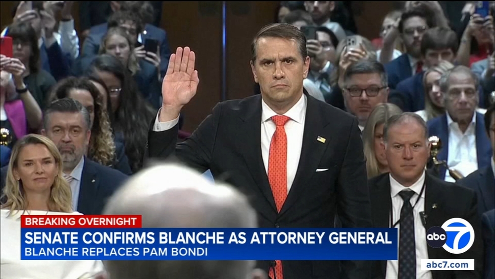Todd Blanche narrowly confirmed as Trump's AG in overnight vote