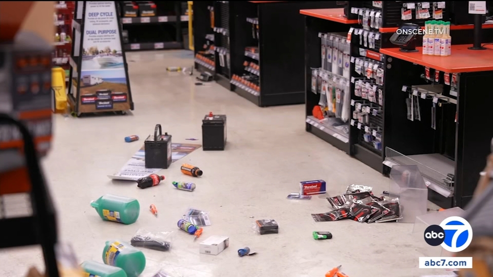 AutoZone store ransacked during street takeover in East LA