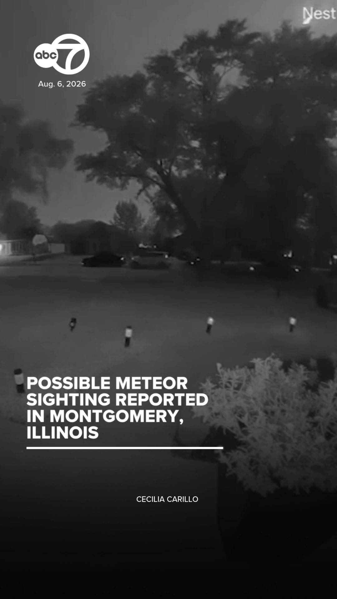Possible meteor sighting reported in Kane County: VIDEO