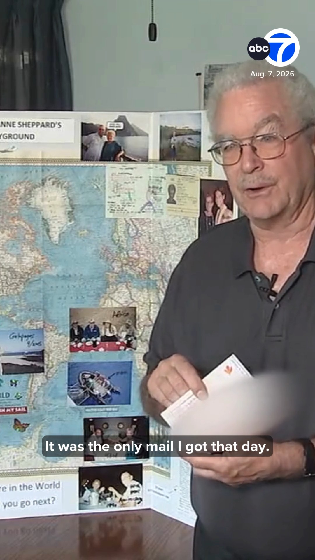SoCal man receives postcard mailed by his late parents 26 years later